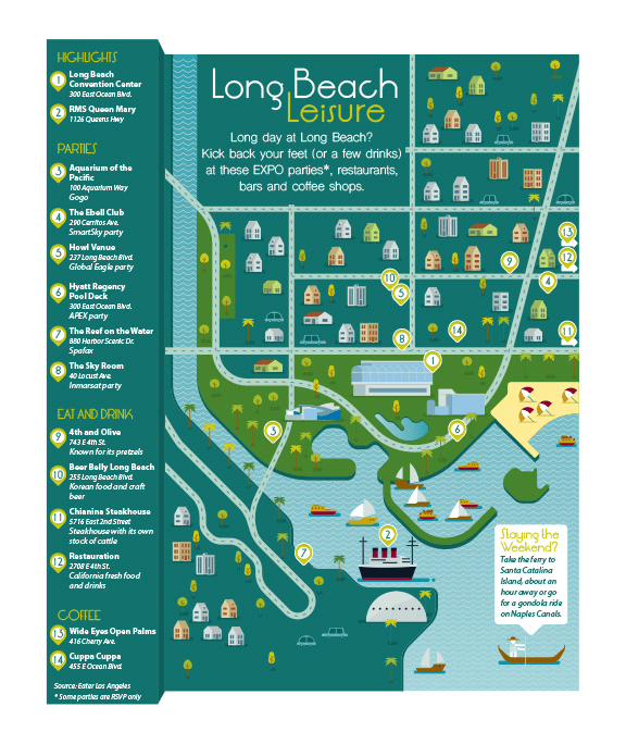 Long Beach Map for Apex Magazine