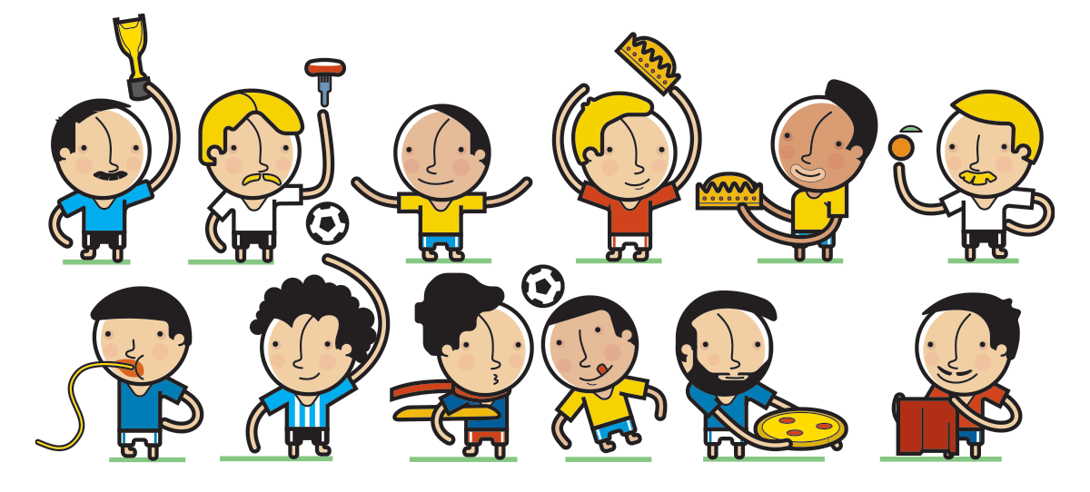Simple Character World Cup